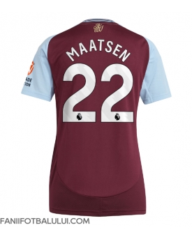 Aston Villa Ian Maatsen #22 Tricou Fotbal Replică 2024-25 Femei Acasa